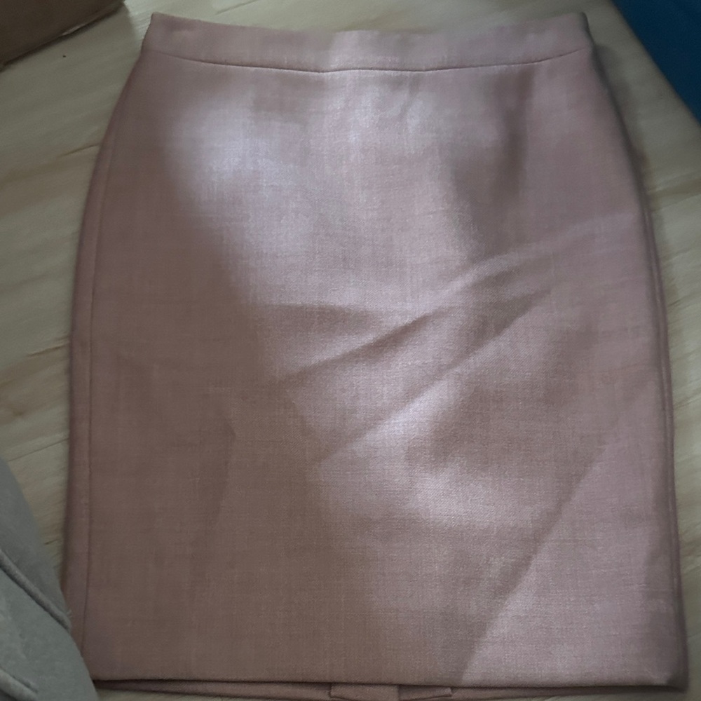 J. Crew No. 2 Wool Elegant Blush Pink Women's Skirt Sz: 2P